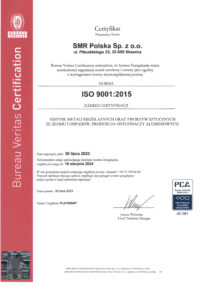 SMR POLSKA ISO 9001